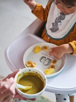 Set Vaisselle En Céramique Et Silicone HANOÏ Hérissons - Vertbaudet -Produit Pour Bébé set vaisselle en ceramique et silicone hanoi 3