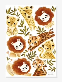 Stickers Animaux Savane Felidae LILIPINSO Bronze - Lilipinso