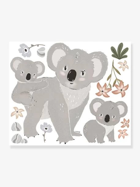 Stickers Géants Branche Koala Lilydale LILIPINSO Gris - Lilipinso 1 Stickers Géants Branche Koala Lilydale LILIPINSO Gris - Lilipinso