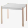 Table De Jeu LIGNE WOODY Blanc - Bois - Vertbaudet