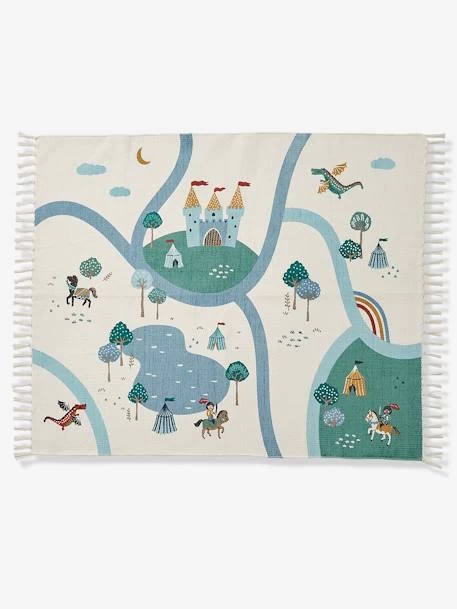 Tapis Circuit Chevalier écru / Multicolore - Vertbaudet 1 Tapis Circuit Chevalier écru / Multicolore - Vertbaudet