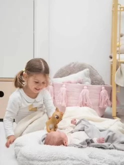 Tapis Coton Lavable Ailes Puffy Wings LORENA CANALS Bleu Grisé - Lorena Canals -Produit Pour Bébé tapis coton lavable ailes puffy wings lorena canals 2