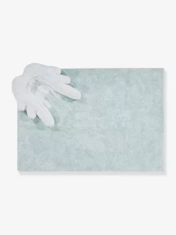 Tapis Coton Lavable Ailes Puffy Wings LORENA CANALS Bleu Grisé - Lorena Canals