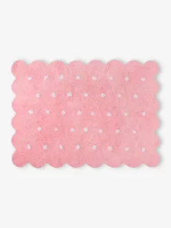 Tapis Coton Lavable Biscuit à Pois LORENA CANALS Rose - Lorena Canals -Produit Pour Bébé tapis coton lavable biscuit a pois lorena canals 2
