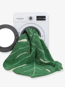 Tapis Coton Lavable Feuille Monstera LORENA CANALS Vert - Lorena Canals -Produit Pour Bébé tapis coton lavable feuille monstera lorena canals 4