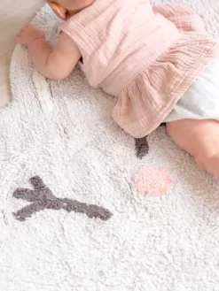 Tapis Coton Lavable Nuage Happy Cloud LORENA CANALS Gris - Lorena Canals -Produit Pour Bébé tapis coton lavable nuage happy cloud lorena canals 2