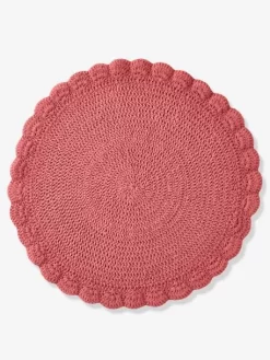 Tapis Crochet Vieux Rose - Vertbaudet