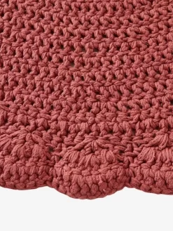 Tapis Crochet Vieux Rose - Vertbaudet -Produit Pour Bébé tapis crochet 3