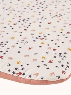 Tapis De Sol Carré Hirondelles Blanc Clair Uni Avec Decor - Vertbaudet -Produit Pour Bébé tapis de sol carre hirondelles 3