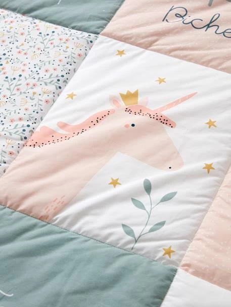 Tapis De Sol Patchwork FORET ENCHANTEE Rose / Multicolore - Vertbaudet 5 Tapis De Sol Patchwork FORET ENCHANTEE Rose / Multicolore - Vertbaudet – Image 5