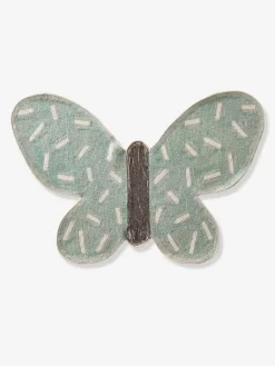 Tapis En éponge Papillon Bleu/blanc - Vertbaudet -Produit Pour Bébé tapis en eponge papillon 1