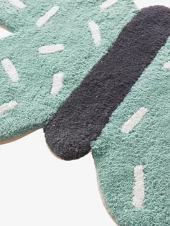 Tapis En éponge Papillon Bleu/blanc - Vertbaudet -Produit Pour Bébé tapis en eponge papillon 2