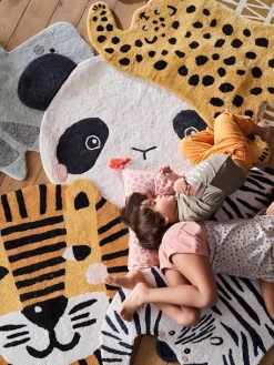 Tapis Panthère Ocre / Noir - Vertbaudet -Produit Pour Bébé tapis panthere 1