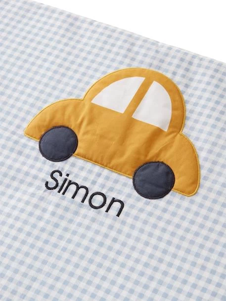 Tapis Photo Bébé Personnalisable En Gaze De Coton EN VOITURE SIMON ! Bleu - Vertbaudet 4 Tapis Photo Bébé Personnalisable En Gaze De Coton EN VOITURE SIMON ! Bleu - Vertbaudet – Image 4