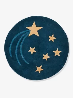 Tapis Rond Tufté Ciel étoilé Bleu - Vertbaudet