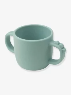 Tasse à 2 Poignées DONE BY DEER Peekaboo Crocodile En Silicone Vert - Done By Deer -Produit Pour Bébé tasse a 2 poignees done by deer peekaboo crocodile en silicone 5