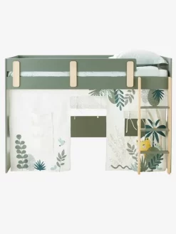 Tente De Lit Jungle Imaginaire Blanc Clair Uni Avec Decor - Vertbaudet -Produit Pour Bébé tente de lit jungle imaginaire 5
