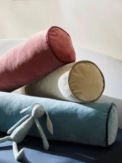 Traversin Velours Bleu - Vertbaudet -Produit Pour Bébé traversin velours 4