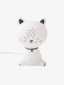 Veilleuse Moustachat Blanc / Bleu - Vertbaudet