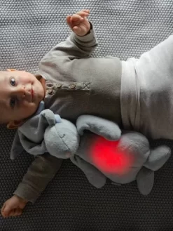 Veilleuse Peluche MOONIE Lapin Crème - Moonie -Produit Pour Bébé veilleuse peluche moonie lapin 4